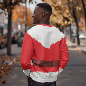 Black Santa Costume Sweatshirt Christmas Holiday Cosplay - African Pride