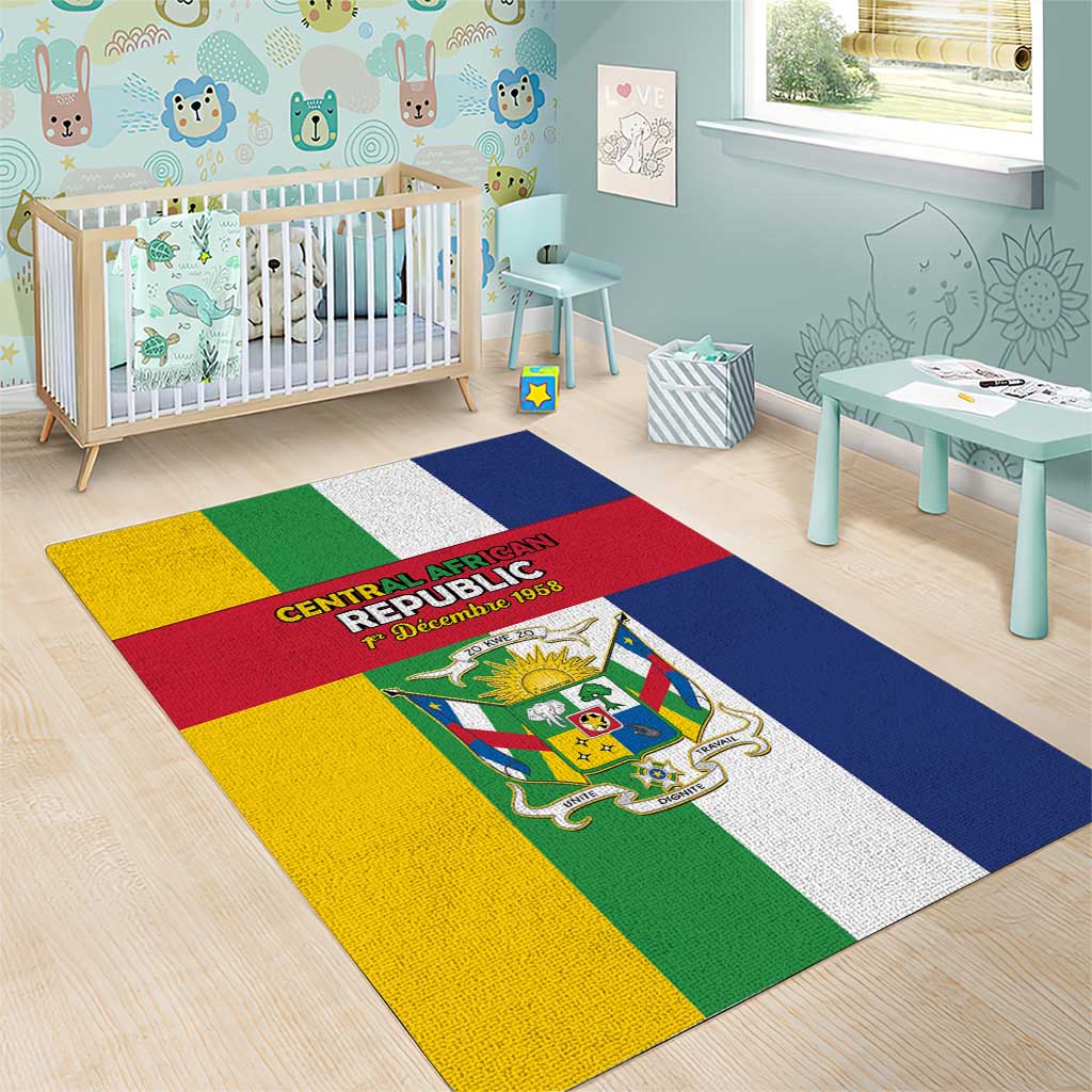 CAR Republic Day Area Rug Zo Kwe Zo - African Pride