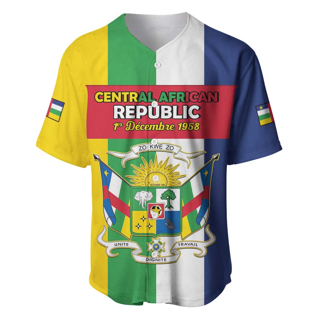 Personalized CAR Republic Day Baseball Jersey Zo Kwe Zo - African Pride