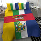 CAR Republic Day Bedding Set Zo Kwe Zo - African Pride