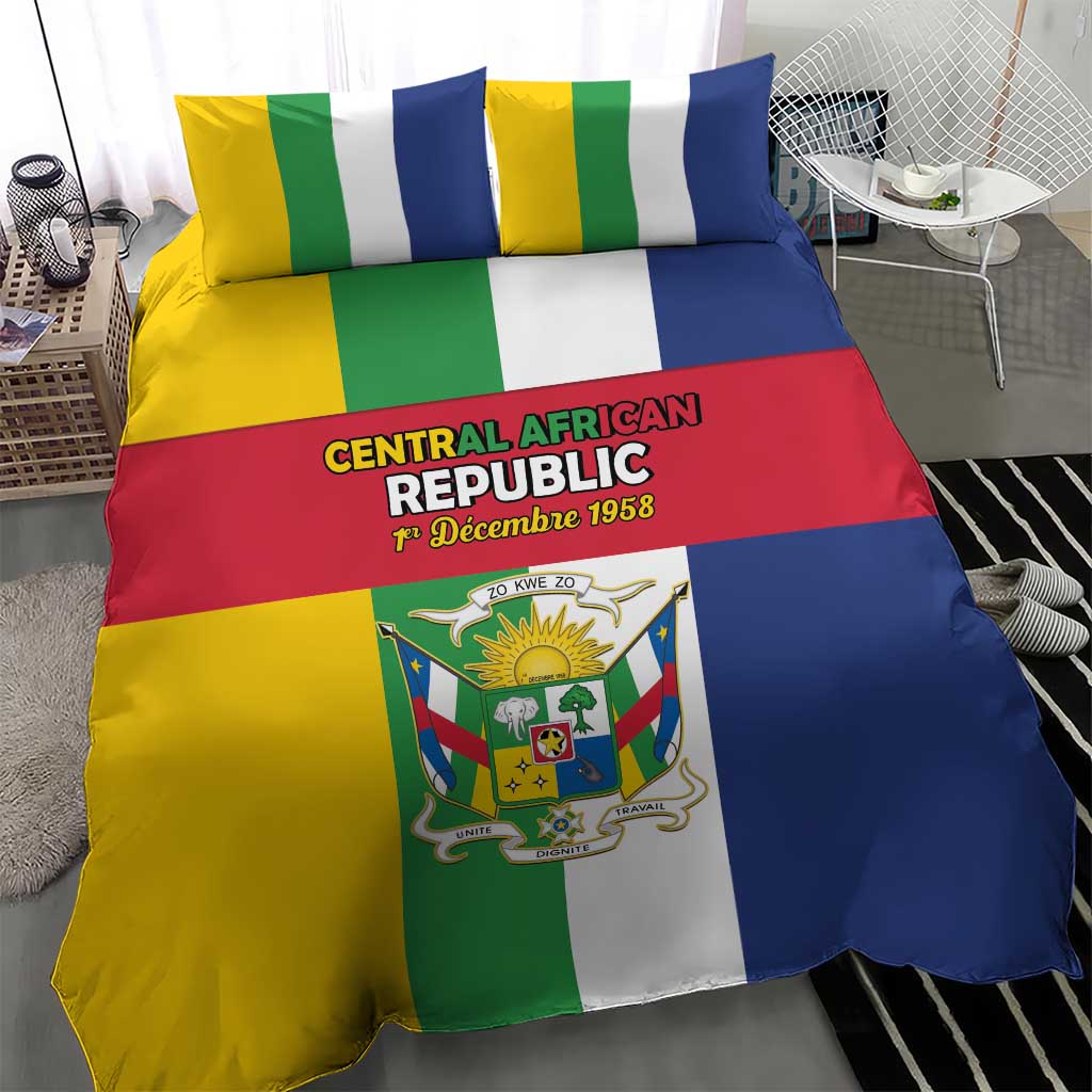 CAR Republic Day Bedding Set Zo Kwe Zo - African Pride