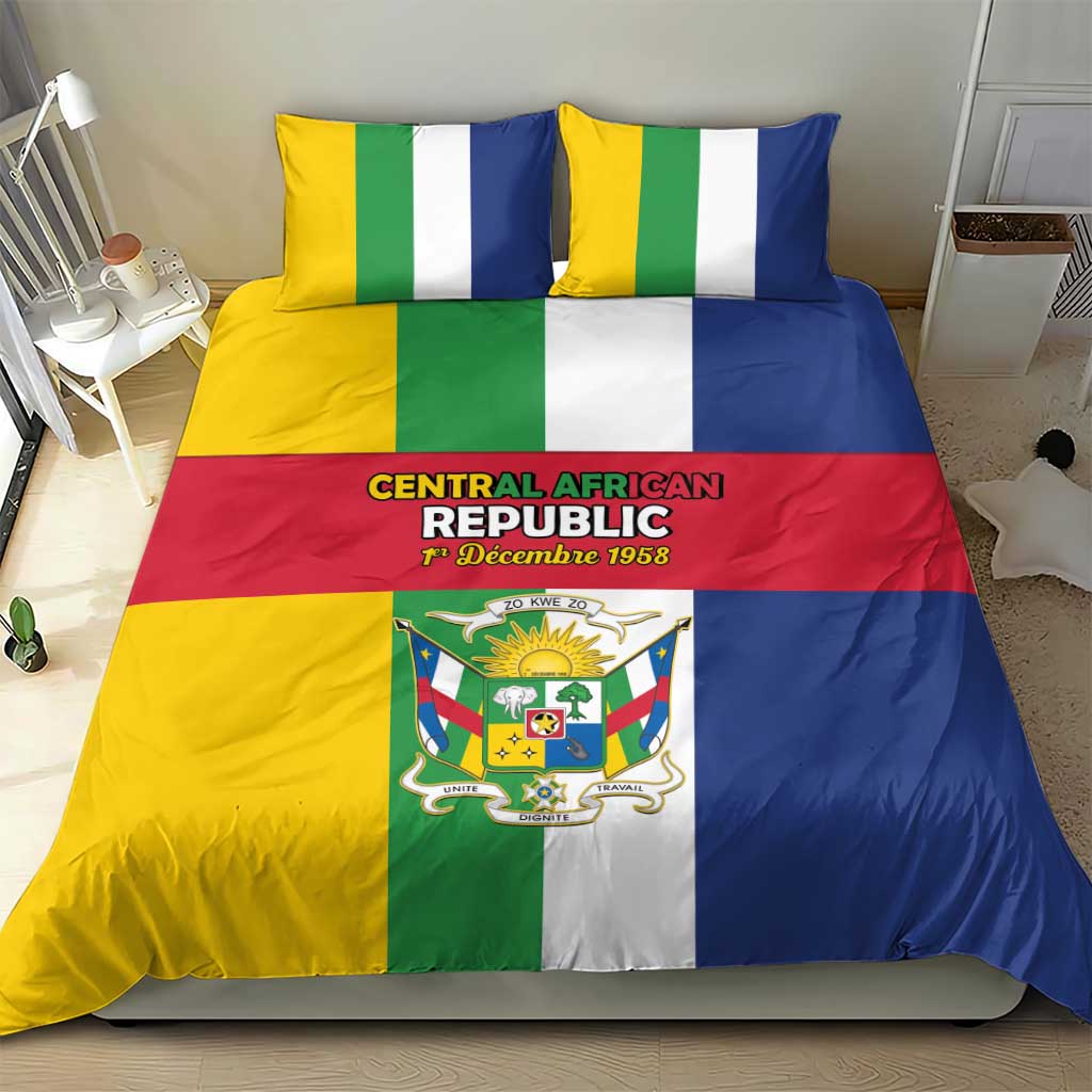 CAR Republic Day Bedding Set Zo Kwe Zo - African Pride