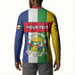 Personalized Central African Republic Button Sweatshirt Happy Republic Day