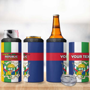 Personalized CAR Republic Day 4 in 1 Can Cooler Tumbler Zo Kwe Zo - African Pride