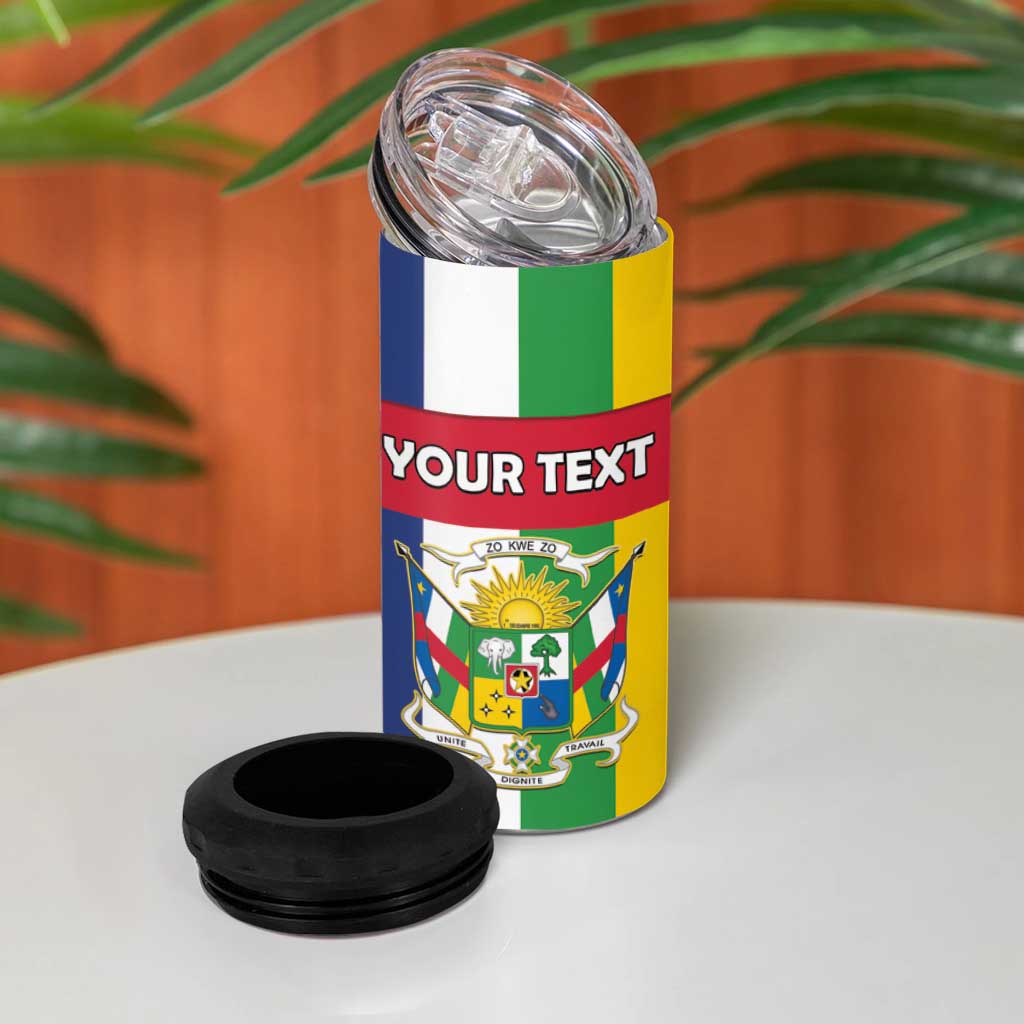 Personalized CAR Republic Day 4 in 1 Can Cooler Tumbler Zo Kwe Zo - African Pride