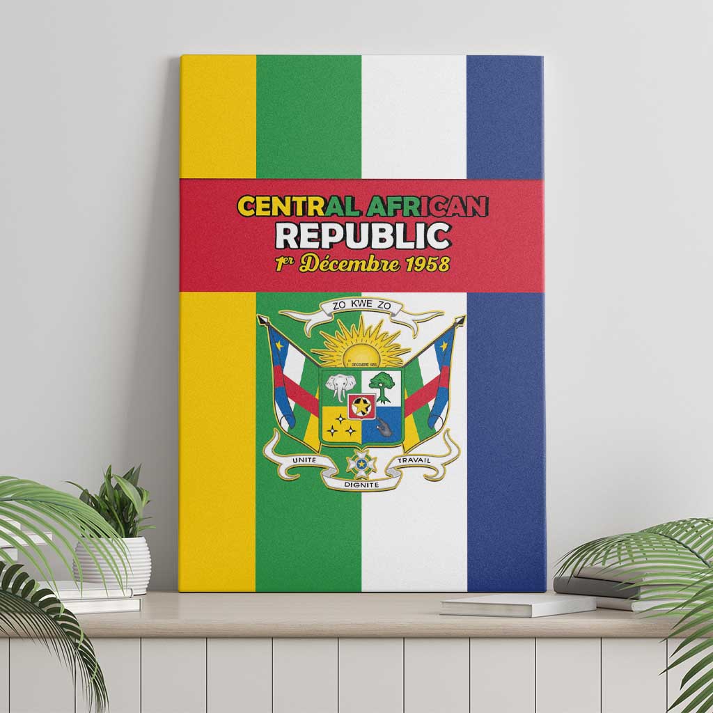 CAR Republic Day Canvas Wall Art Zo Kwe Zo - African Pride