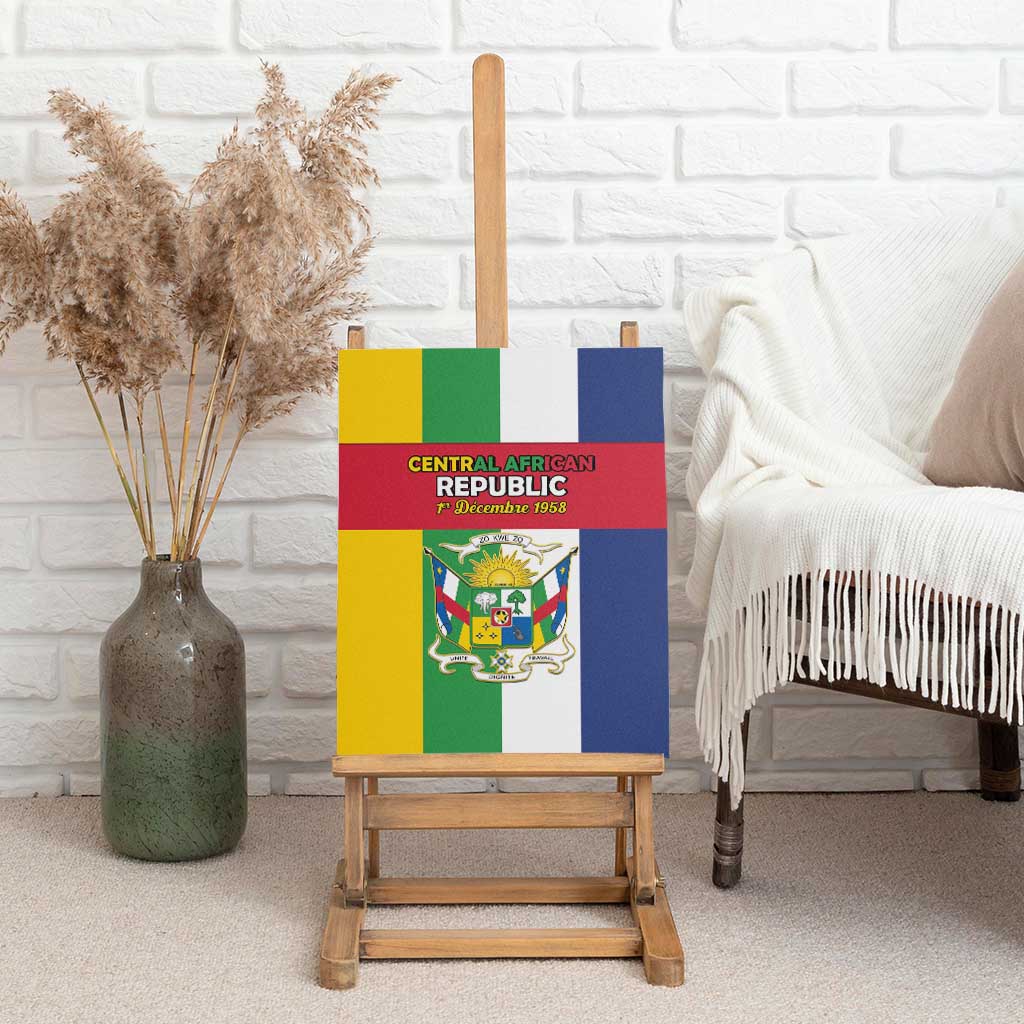 CAR Republic Day Canvas Wall Art Zo Kwe Zo - African Pride
