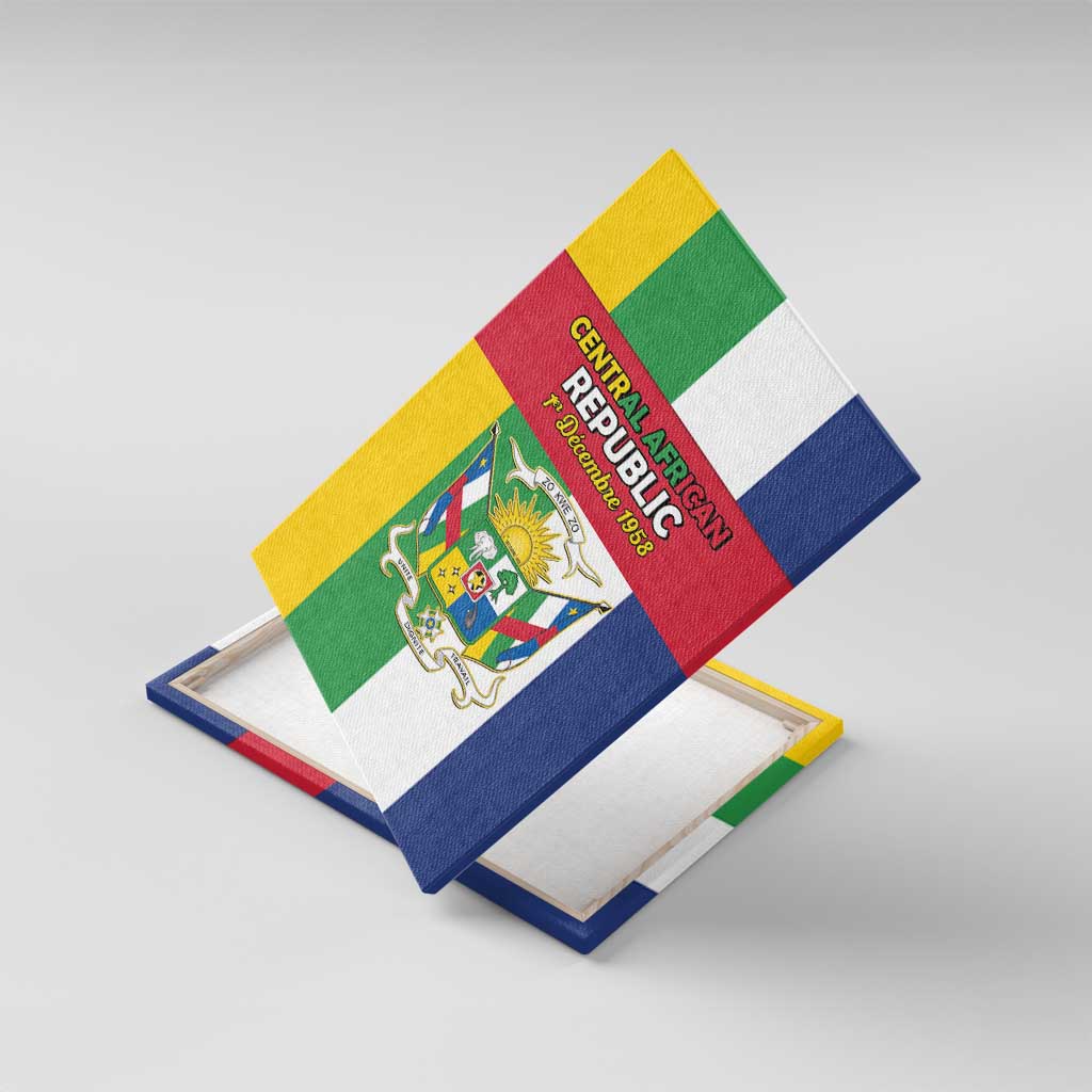CAR Republic Day Canvas Wall Art Zo Kwe Zo - African Pride