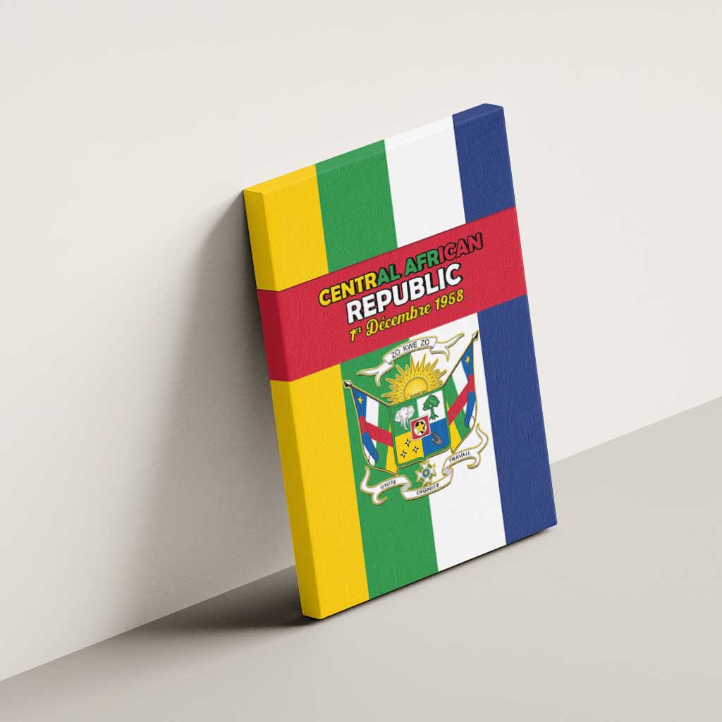 CAR Republic Day Canvas Wall Art Zo Kwe Zo - African Pride