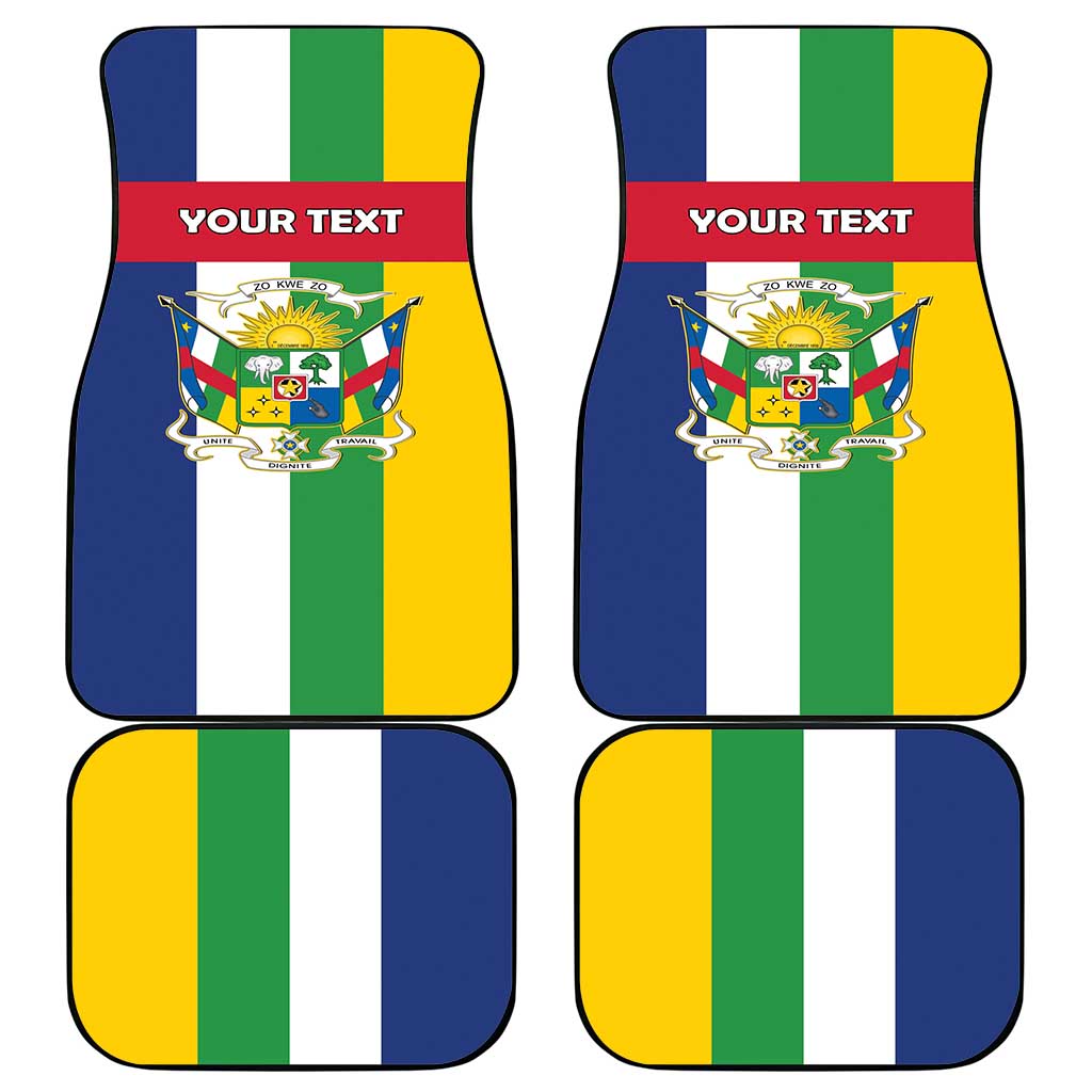 Personalized CAR Republic Day Car Mats Zo Kwe Zo - African Pride