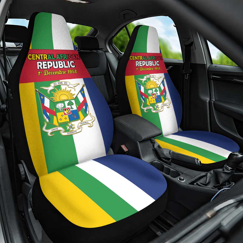 CAR Republic Day Car Seat Cover Zo Kwe Zo - African Pride