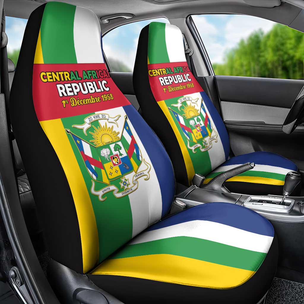 CAR Republic Day Car Seat Cover Zo Kwe Zo - African Pride