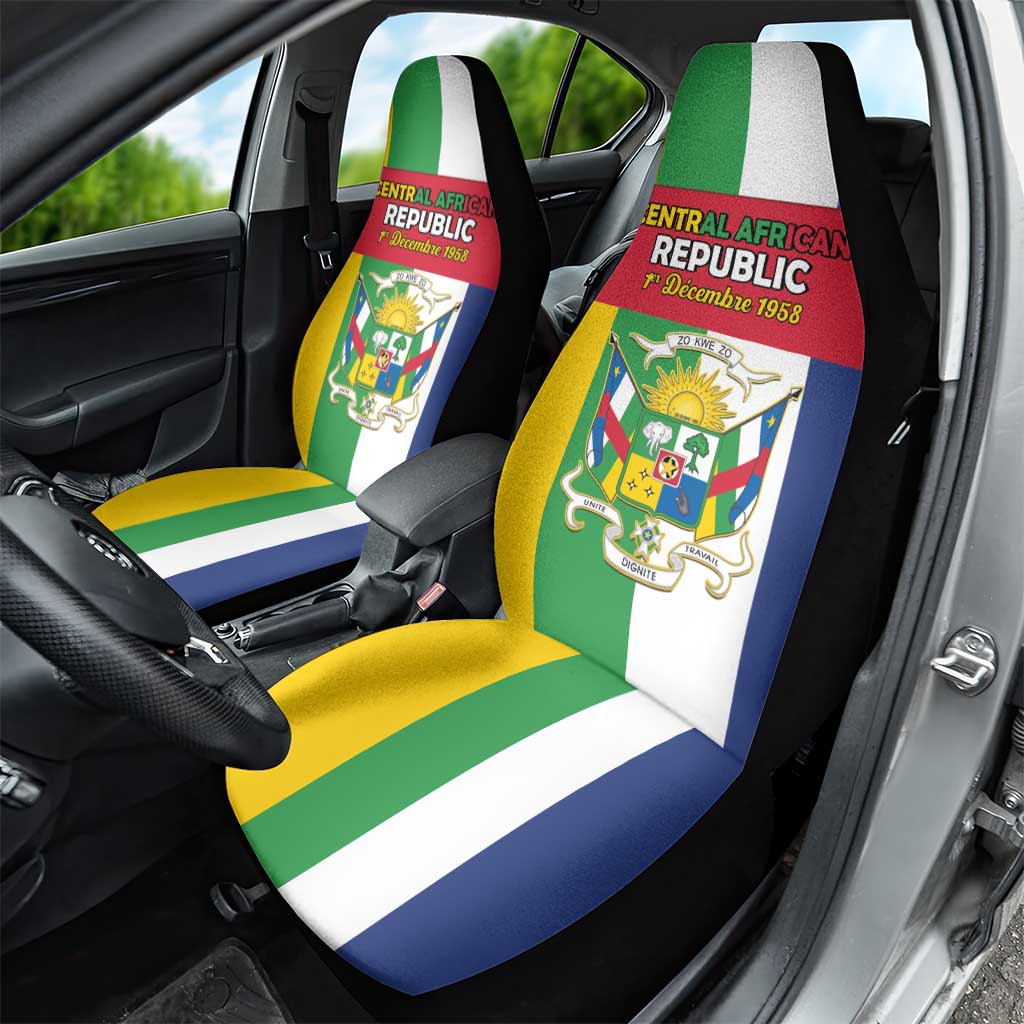 CAR Republic Day Car Seat Cover Zo Kwe Zo - African Pride
