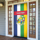 Personalized Central African Republic Door Cover Happy Republic Day