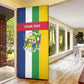 Personalized Central African Republic Door Cover Happy Republic Day