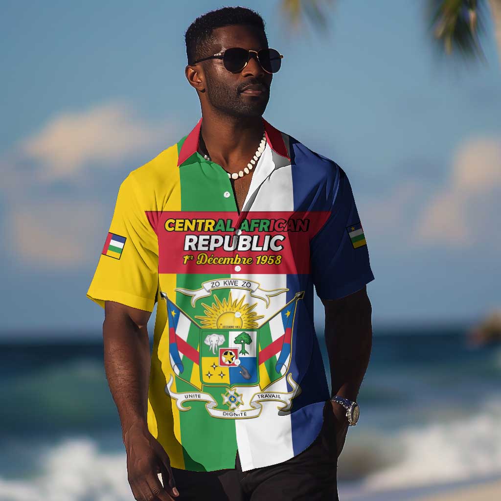 Personalized CAR Republic Day Hawaiian Shirt Zo Kwe Zo - African Pride