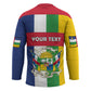 Personalized Central African Republic Hockey Jersey Happy Republic Day
