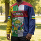 Personalized Central African Republic Hockey Jersey Happy Republic Day