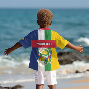 Personalized CAR Republic Day Kid Hawaiian Shirt Zo Kwe Zo - African Pride