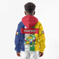 Personalized CAR Republic Day Kid Hoodie Zo Kwe Zo - African Pride