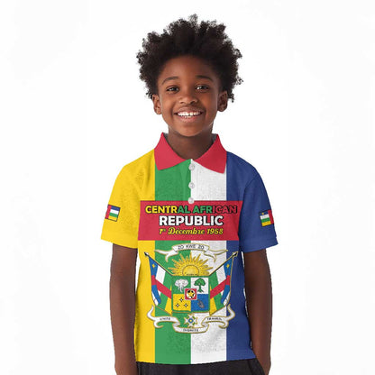 Personalized CAR Republic Day Kid Polo Shirt Zo Kwe Zo - African Pride