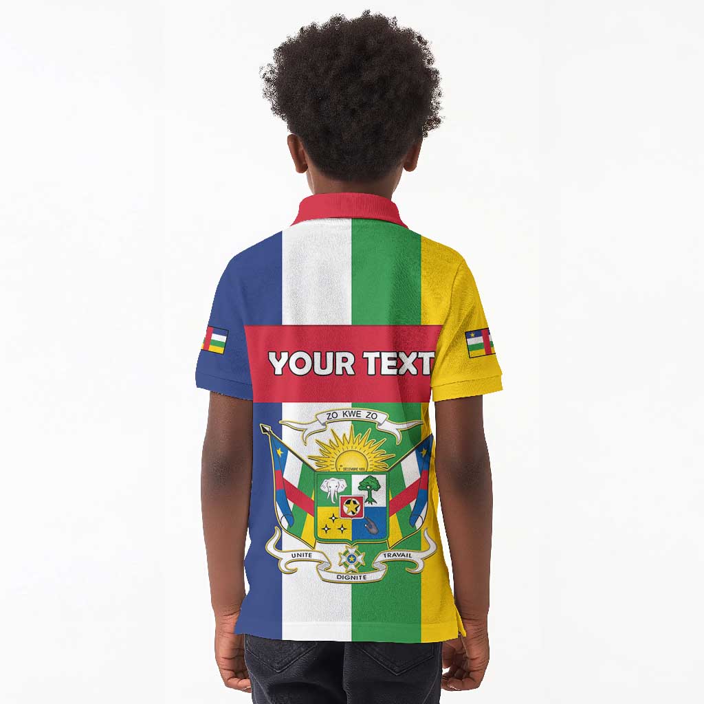 Personalized CAR Republic Day Kid Polo Shirt Zo Kwe Zo - African Pride