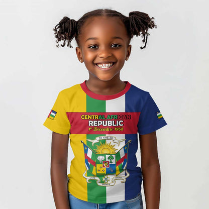 Personalized CAR Republic Day Kid T shirt Zo Kwe Zo - African Pride