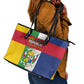 CAR Republic Day Leather Tote Bag Zo Kwe Zo - African Pride