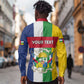 Personalized CAR Republic Day Long Sleeve Button Shirt Zo Kwe Zo - African Pride