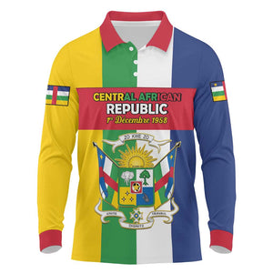 Personalized CAR Republic Day Long Sleeve Polo Shirt Zo Kwe Zo - African Pride