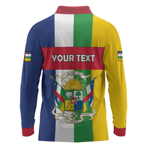 Personalized CAR Republic Day Long Sleeve Polo Shirt Zo Kwe Zo - African Pride