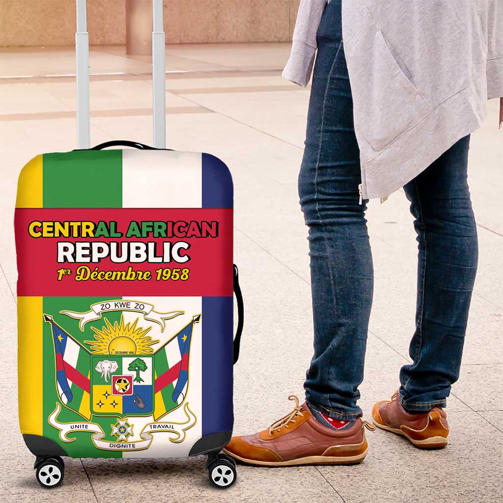 CAR Republic Day Luggage Cover Zo Kwe Zo - African Pride