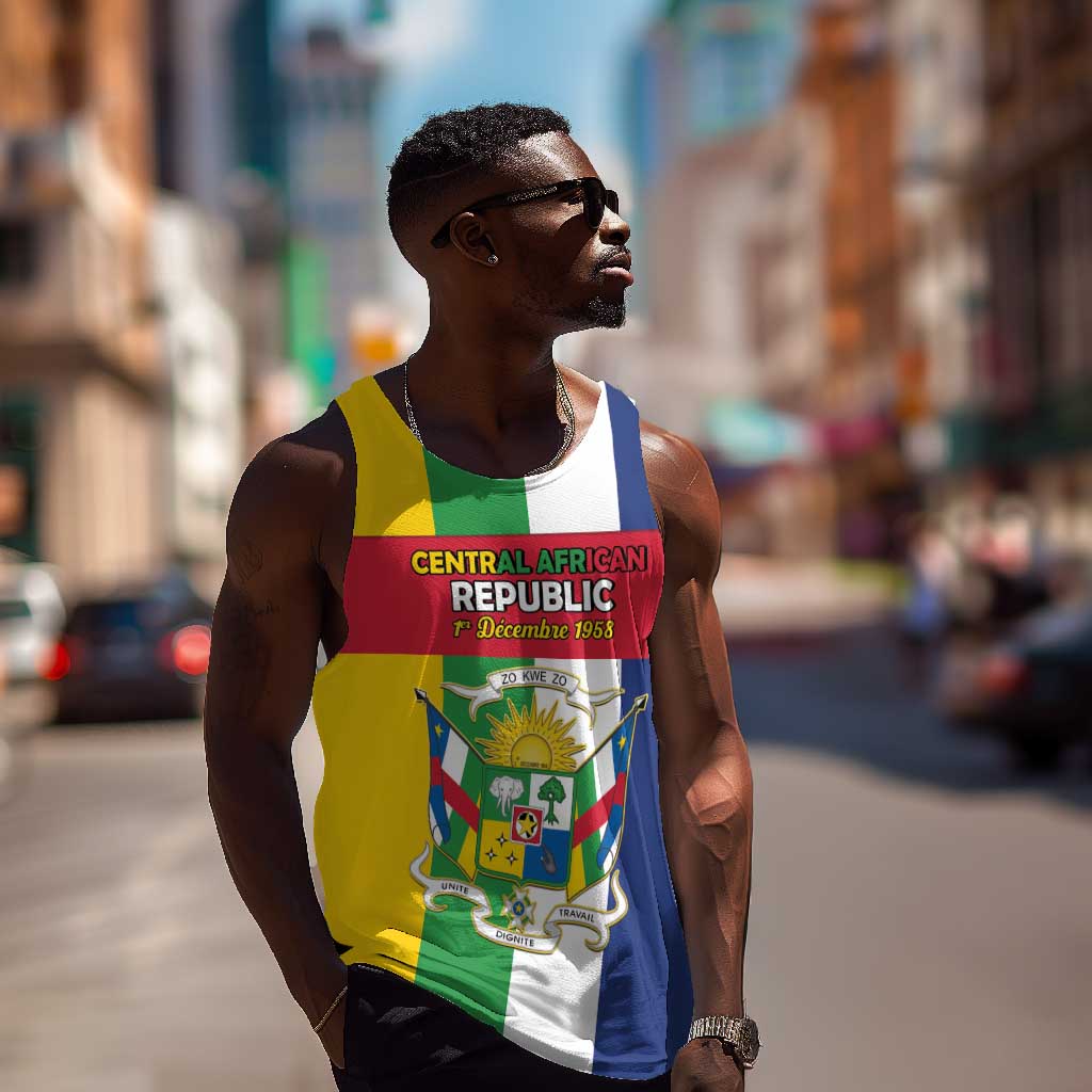Personalized CAR Republic Day Men Tank Top Zo Kwe Zo - African Pride