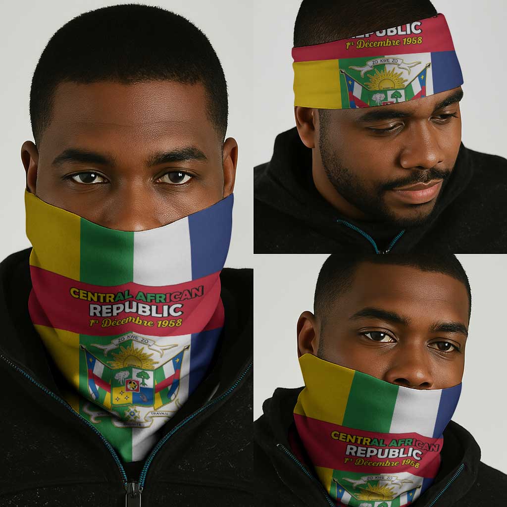 CAR Republic Day Neck Gaiter Zo Kwe Zo - African Pride