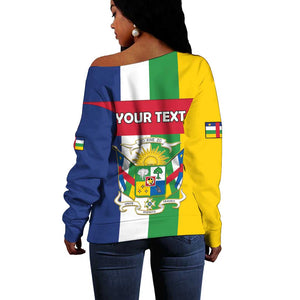 Personalized CAR Republic Day Off Shoulder Sweater Zo Kwe Zo - African Pride