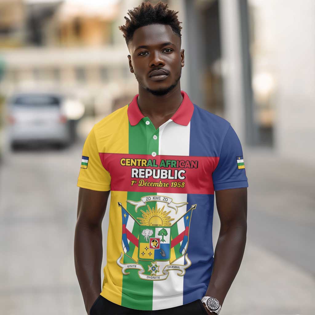 Personalized CAR Republic Day Polo Shirt Zo Kwe Zo - African Pride