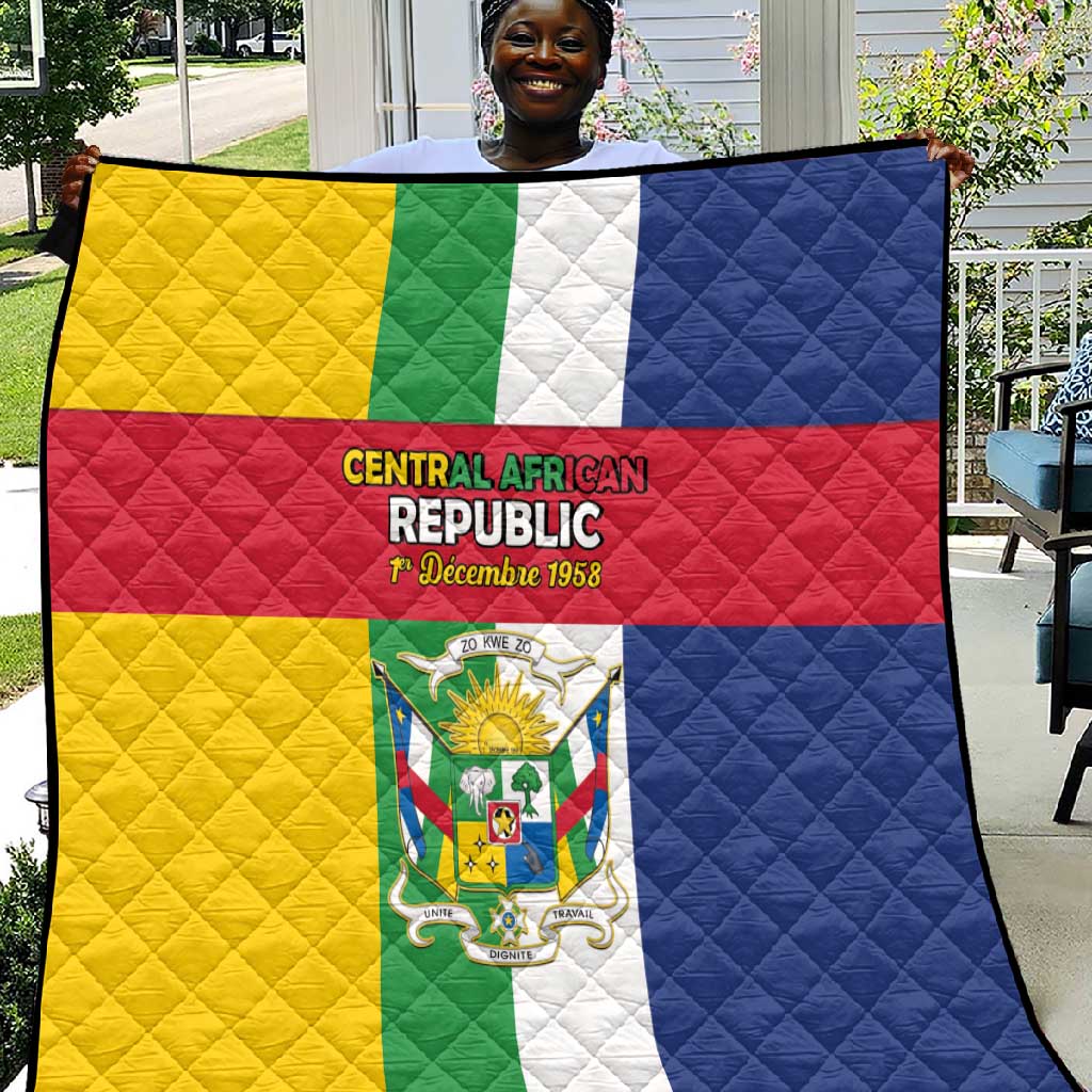 CAR Republic Day Quilt Zo Kwe Zo - African Pride