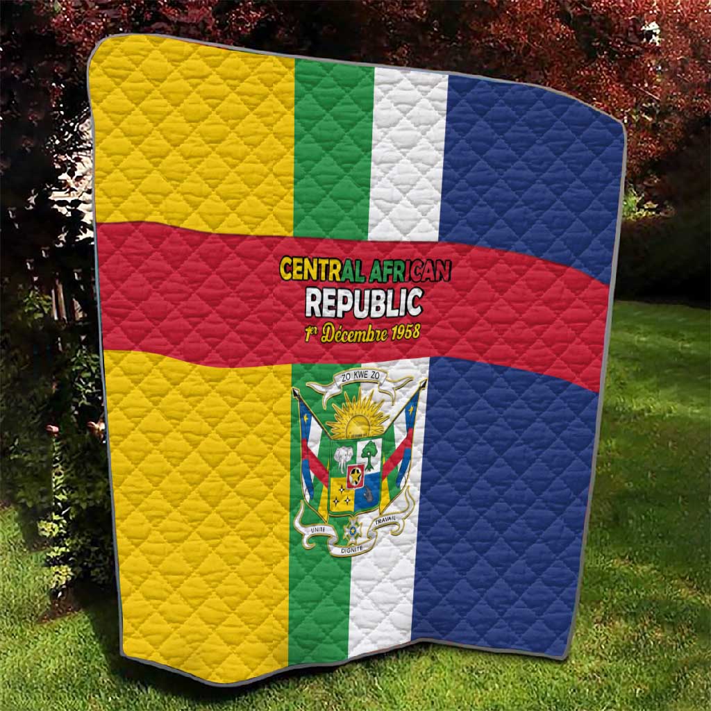 CAR Republic Day Quilt Zo Kwe Zo - African Pride