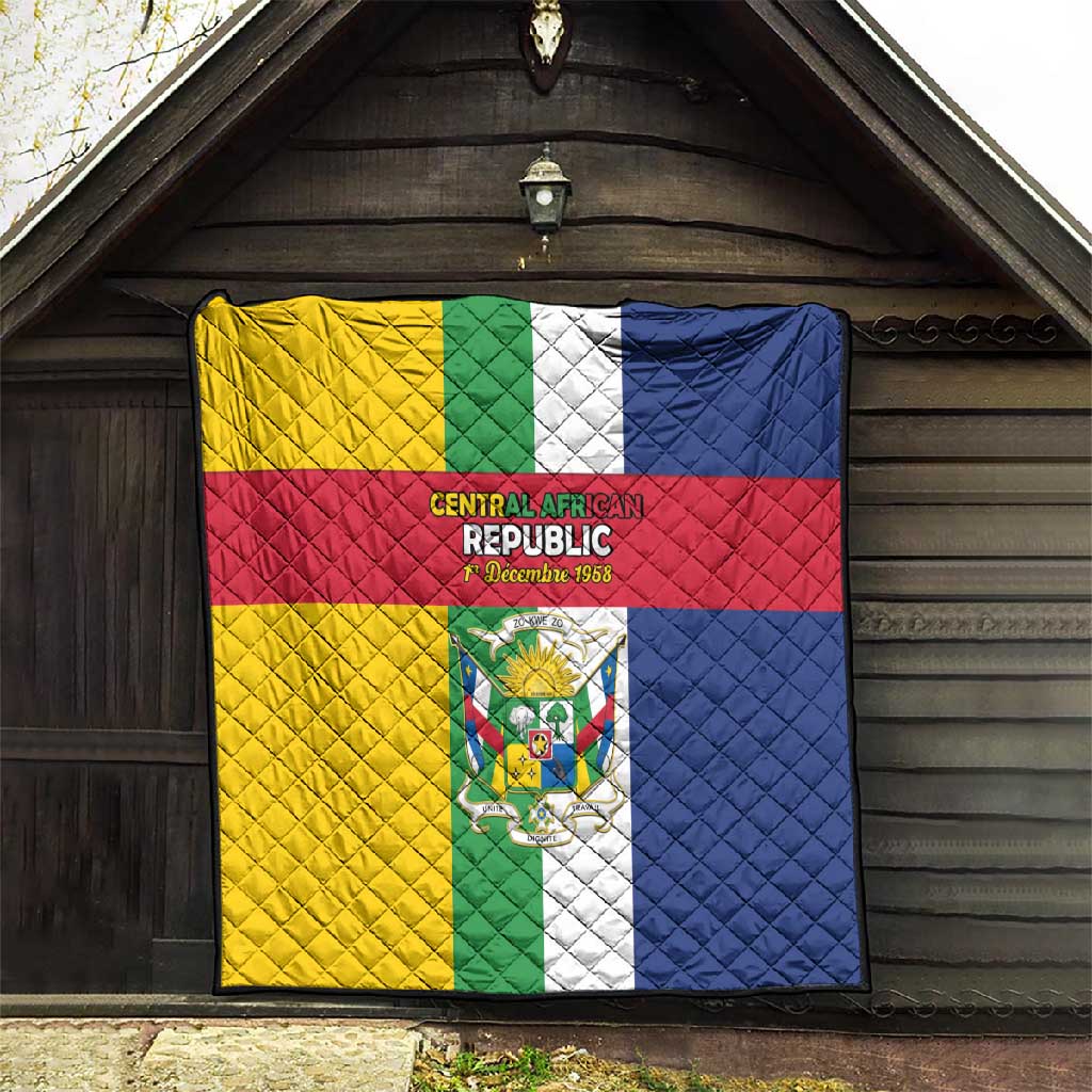 CAR Republic Day Quilt Zo Kwe Zo - African Pride