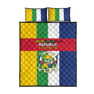 CAR Republic Day Quilt Bed Set Zo Kwe Zo - African Pride
