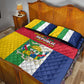 CAR Republic Day Quilt Bed Set Zo Kwe Zo - African Pride
