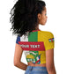 Personalized CAR Republic Day Raglan Cropped T shirt Zo Kwe Zo - African Pride