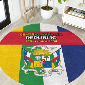 CAR Republic Day Round Carpet Zo Kwe Zo - African Pride