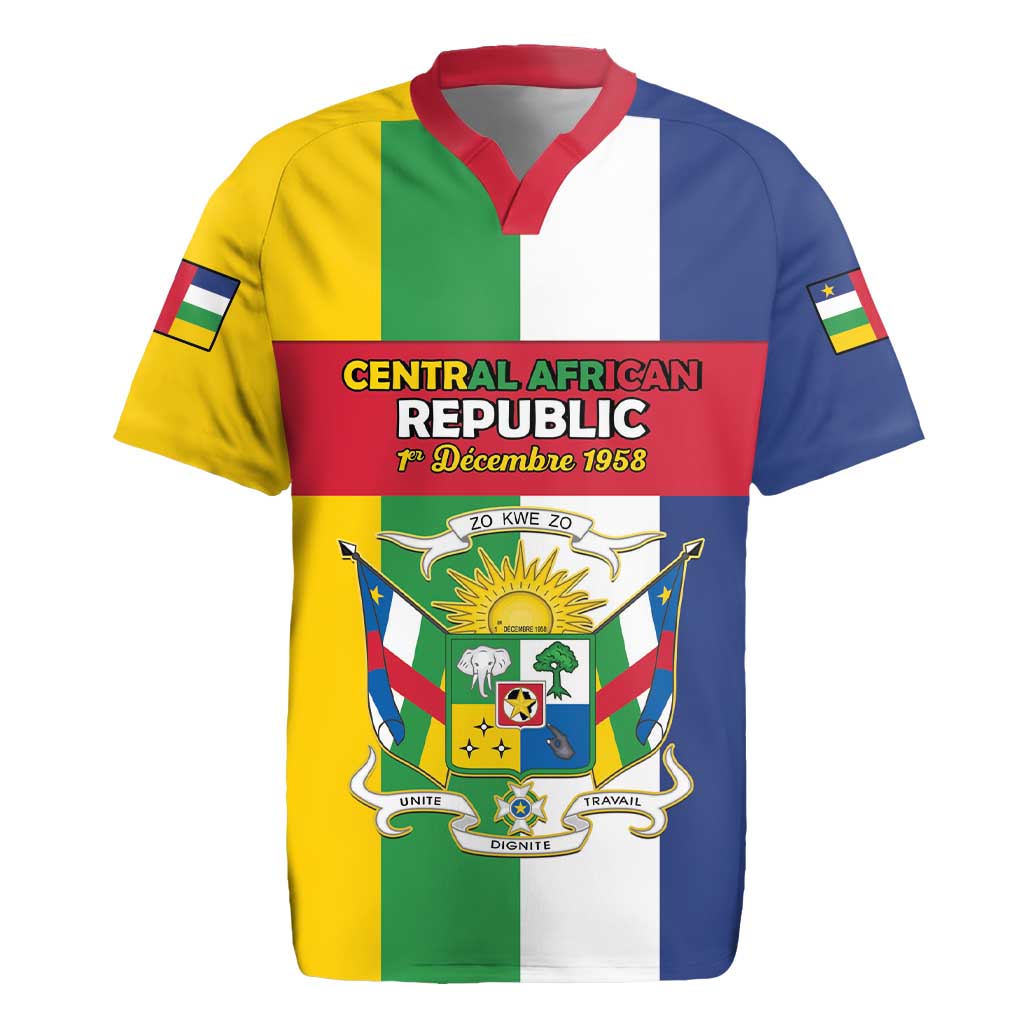 Personalized CAR Republic Day Rugby Jersey Zo Kwe Zo - African Pride