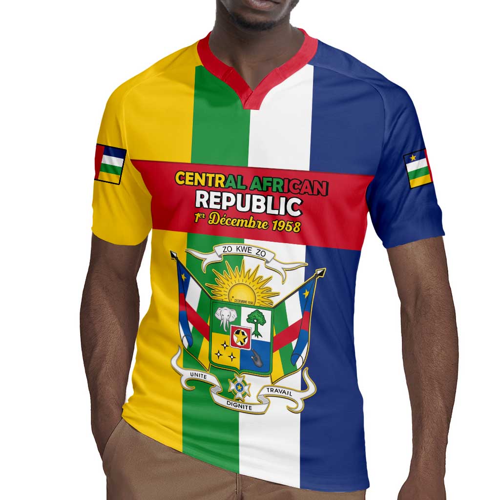 Personalized CAR Republic Day Rugby Jersey Zo Kwe Zo - African Pride
