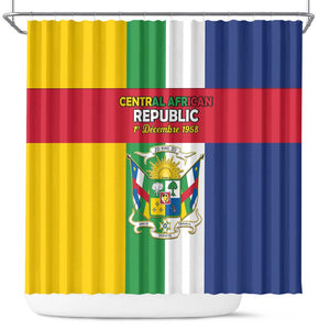 CAR Republic Day Shower Curtain Zo Kwe Zo - African Pride