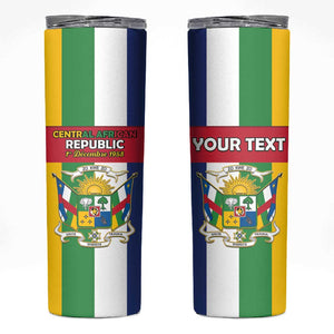 Personalized CAR Republic Day Skinny Tumbler Zo Kwe Zo - African Pride