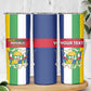 Personalized CAR Republic Day Skinny Tumbler Zo Kwe Zo - African Pride