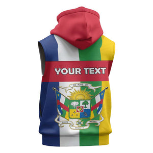 CAR Republic Day Sleeveless Hoodie Zo Kwe Zo - African Pride