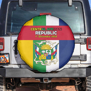 CAR Republic Day Spare Tire Cover Zo Kwe Zo - African Pride